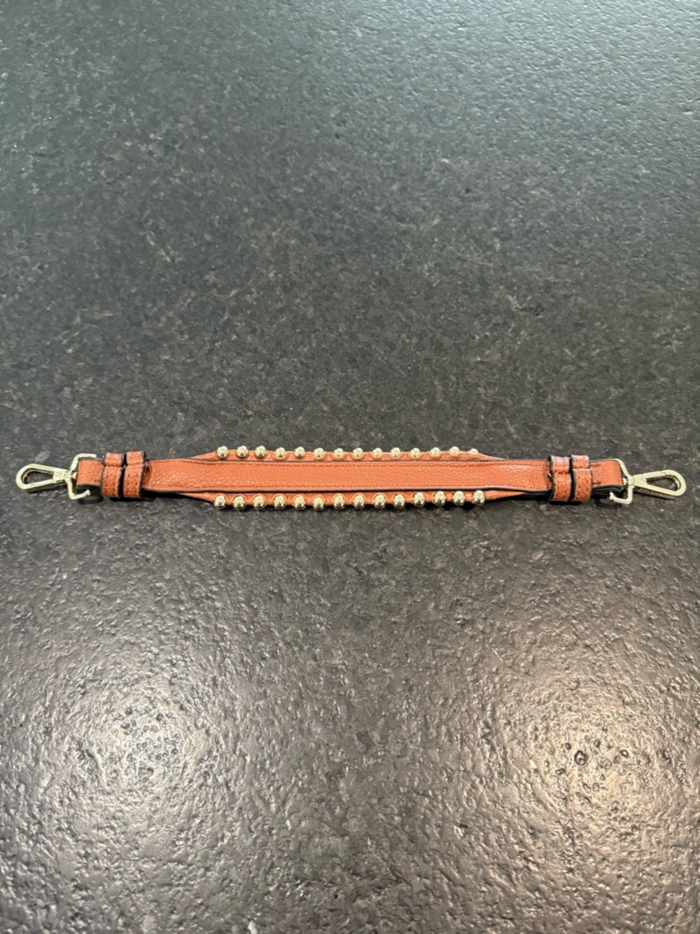 Steve Madden Brown foe Leather Studded Strap.